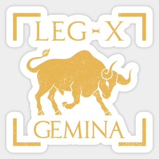 Legio X Gemina Bull Emblem Roman Legion Sticker